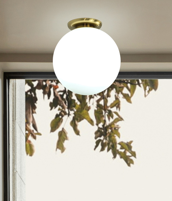 리오드 1등 유백유리 LED직부등 벽전등 복도조명 150Ø,200Ø,250Ø,300Ø