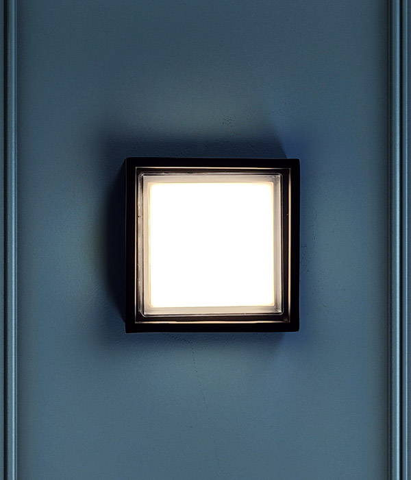 메이 사각, 원형 외부벽등, 인테리어 외부벽조명 (LED 12W)