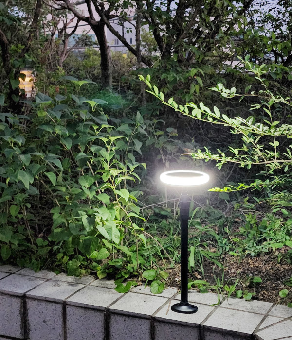 오베르진 800 태양광 외부 문주등 정원등 LED 3W