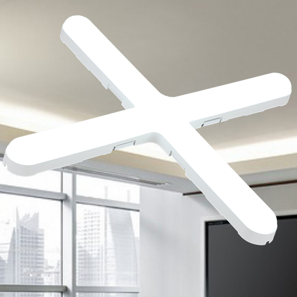 LED 슬림 십자등 100W 주광색 플리커프리제품