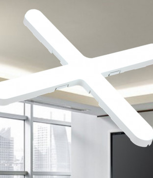 LED 슬림 십자등 100W 주광색 플리커프리제품