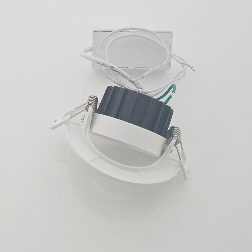 LED 75mm(3인치) 삼색 색변환 매입등 회전형 다운라이트 각도조절 플리커프리제품