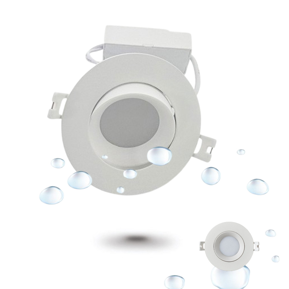 LED 75mm(3인치) 삼색 색변환 매입등 회전형 다운라이트 각도조절 플리커프리제품