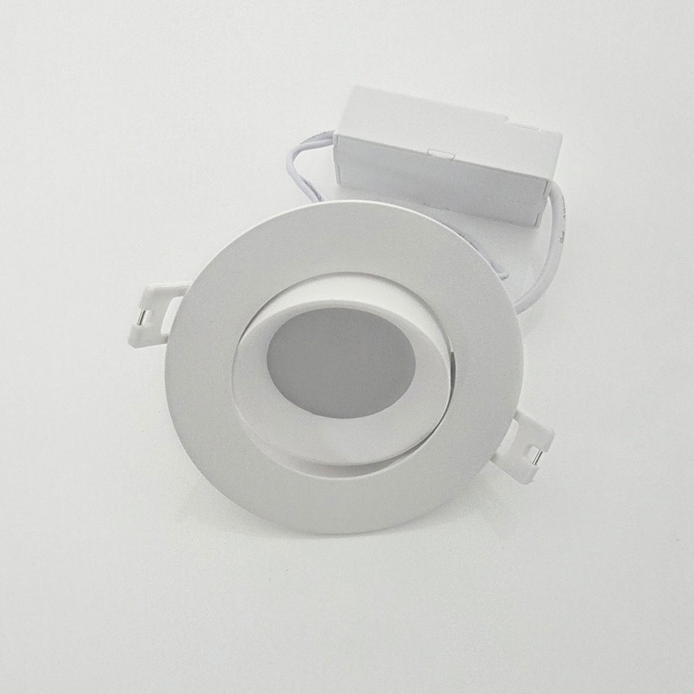 LED 75mm(3인치) 삼색 색변환 매입등 회전형 다운라이트 각도조절 플리커프리제품