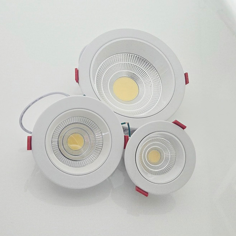 LED 100mm(4인치) 12W 삼색 색변환 매입등 고정형 심플 욕실 다운라이트 플리커프리