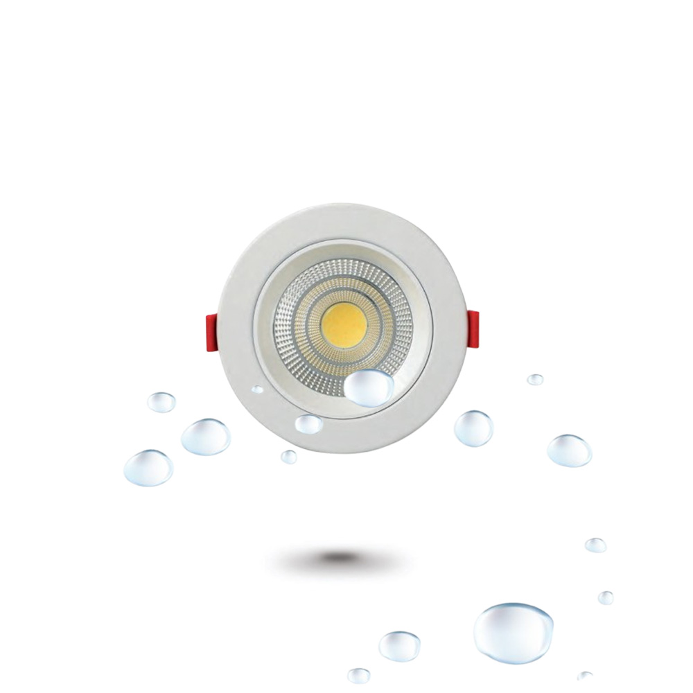 LED 150mm(6인치) 25W 삼색 색변환 매입등 고정형 심플 욕실 다운라이트 플리커프리