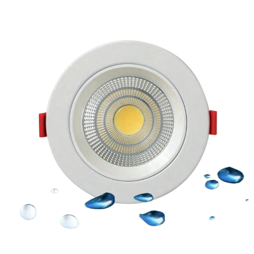 LED 150mm(6인치) 25W 삼색 색변환 매입등 고정형 심플 욕실 다운라이트 플리커프리