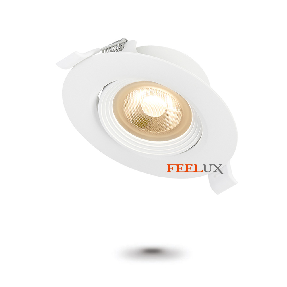 필룩스 75MM(3인치) 할로겐 7W 스팟 매입등 각도조절 다운라이트 MR16일체형