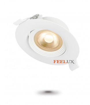 필룩스 75MM(3인치) 할로겐 7W 스팟 매입등 각도조절 다운라이트 MR16일체형