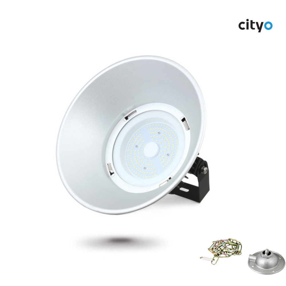 씨티오 LED공장등 100W 6500K AC타입 고천장 창고 체육관 마트 KS