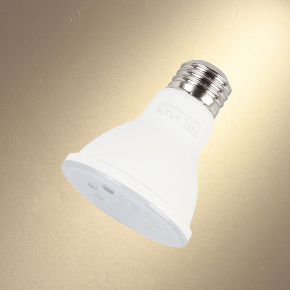 더쎈 PAR20 파20 7W 6500K 주광색 하얀빛 플리커프리제품