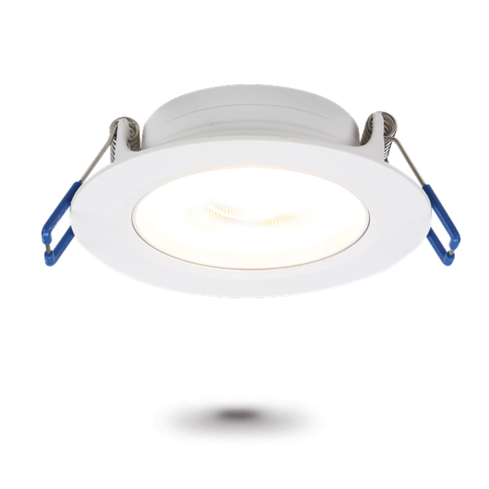 비츠온 LED 할로겐 COB 75mm(3인치) 7W 삼색 색변환 매입등 다운라이트 각도조절