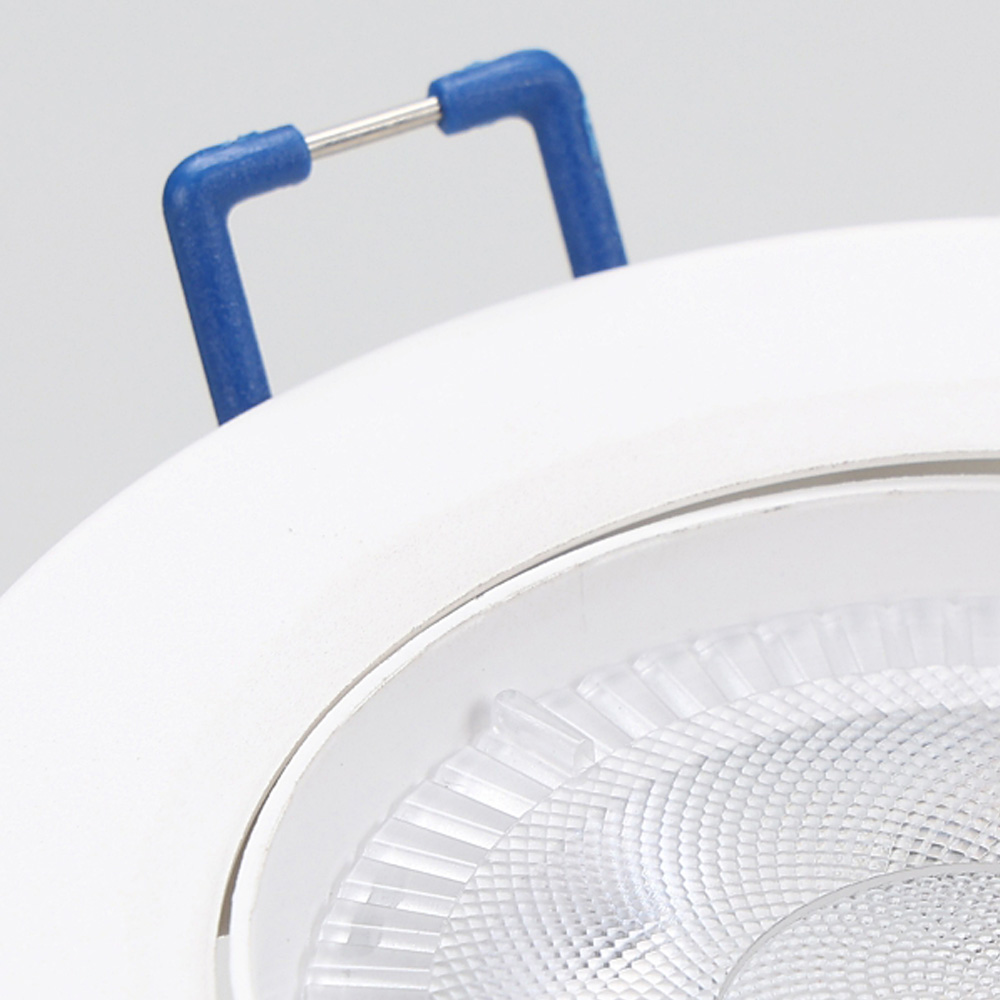 비츠온 LED 할로겐 COB 75mm(3인치) 7W 삼색 색변환 매입등 다운라이트 각도조절