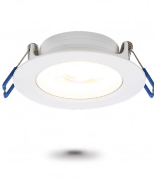 비츠온 LED 할로겐 COB 75mm(3인치) 7W 삼색 색변환 매입등 다운라이트 각도조절