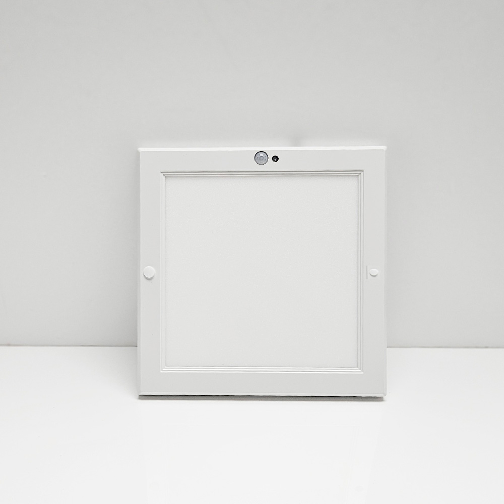 데이온 LED 엣지 사각 센서등 200MM(8인치) 20W 현관 동작감지 플리커프리제품