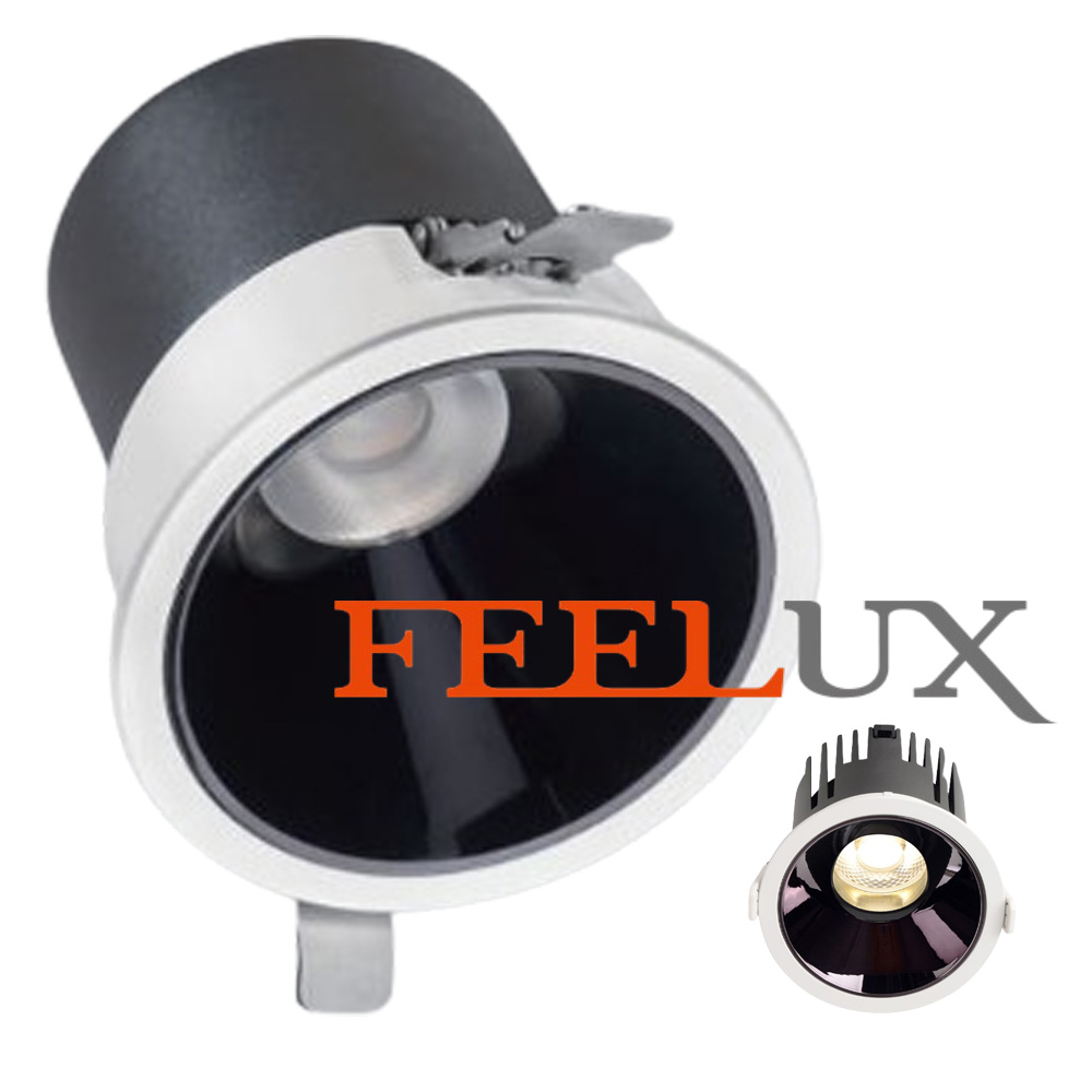 필룩스 LED COB 움푹 컷오프 다운라이트 95MM(4인치) 할로겐 20W 매입등