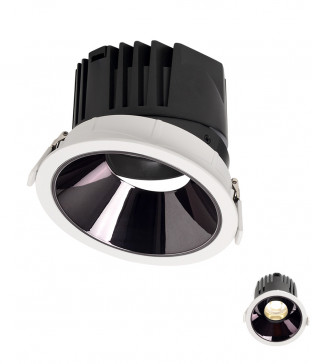 필룩스 LED COB 움푹 컷오프 다운라이트 125MM(5인치) 30W 회전형 매입등